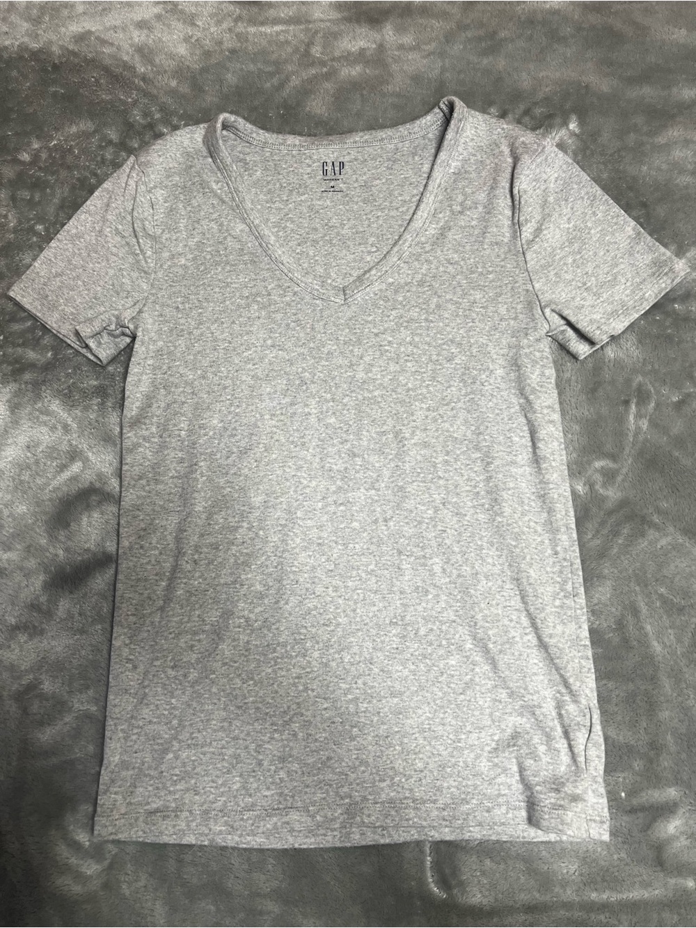 GAP Heather Grey Fitted Tee